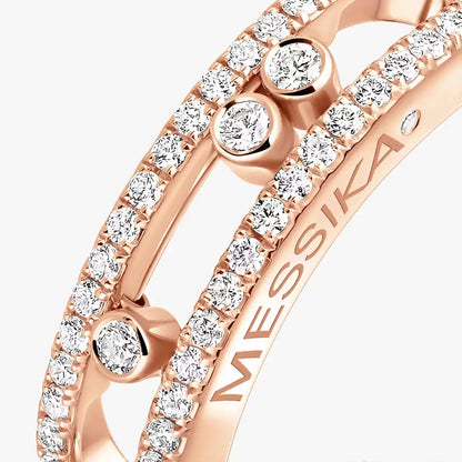 [Aurelle Jewelry] Baby Move Gold Diamond Pave_ Ring