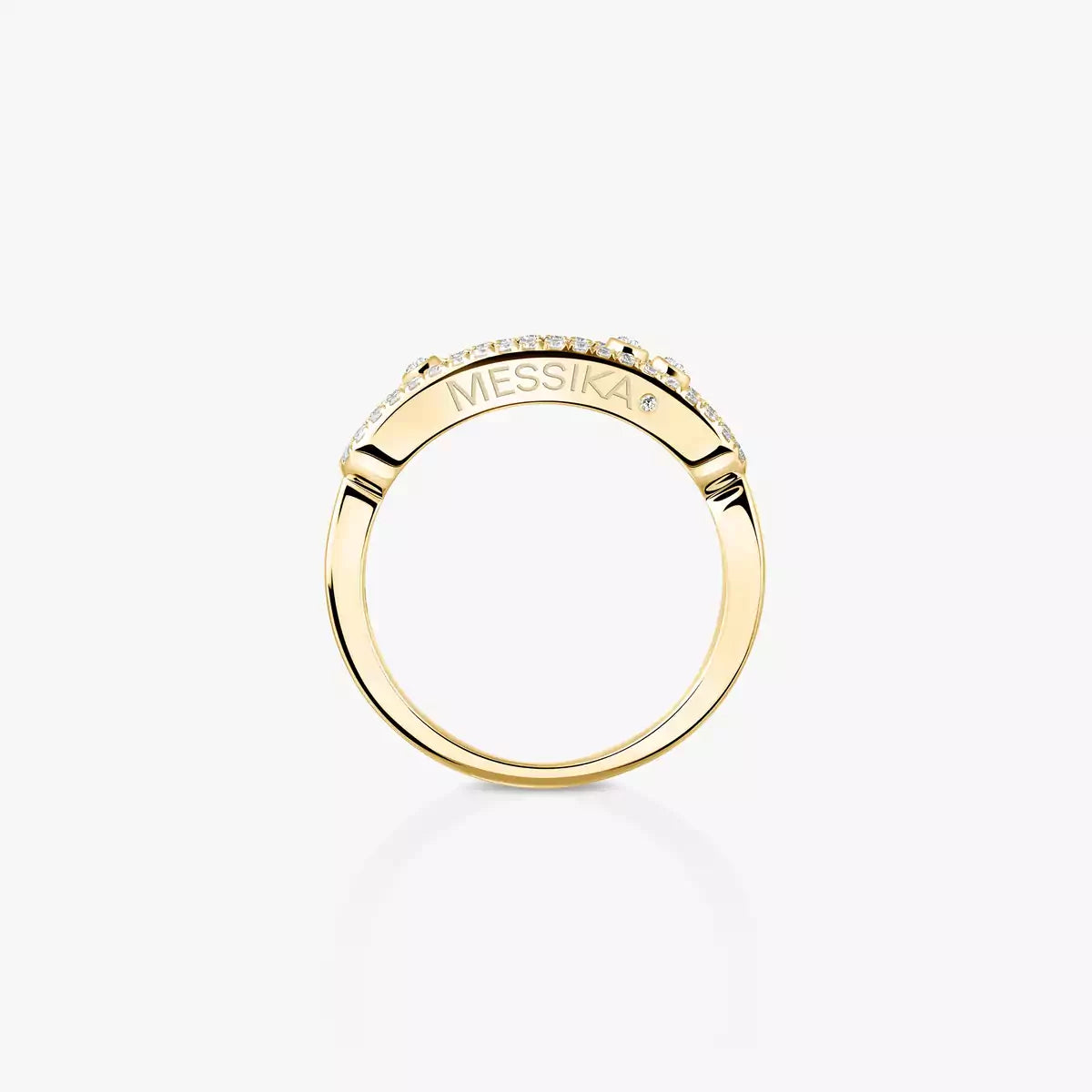 [Aurelle Jewelry] Baby Move Gold Diamond Pave_ Ring