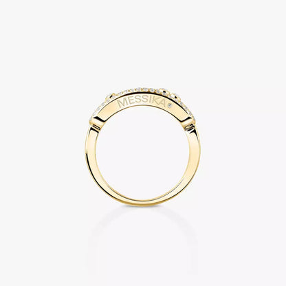 [Aurelle Jewelry] Baby Move Gold Diamond Pave_ Ring