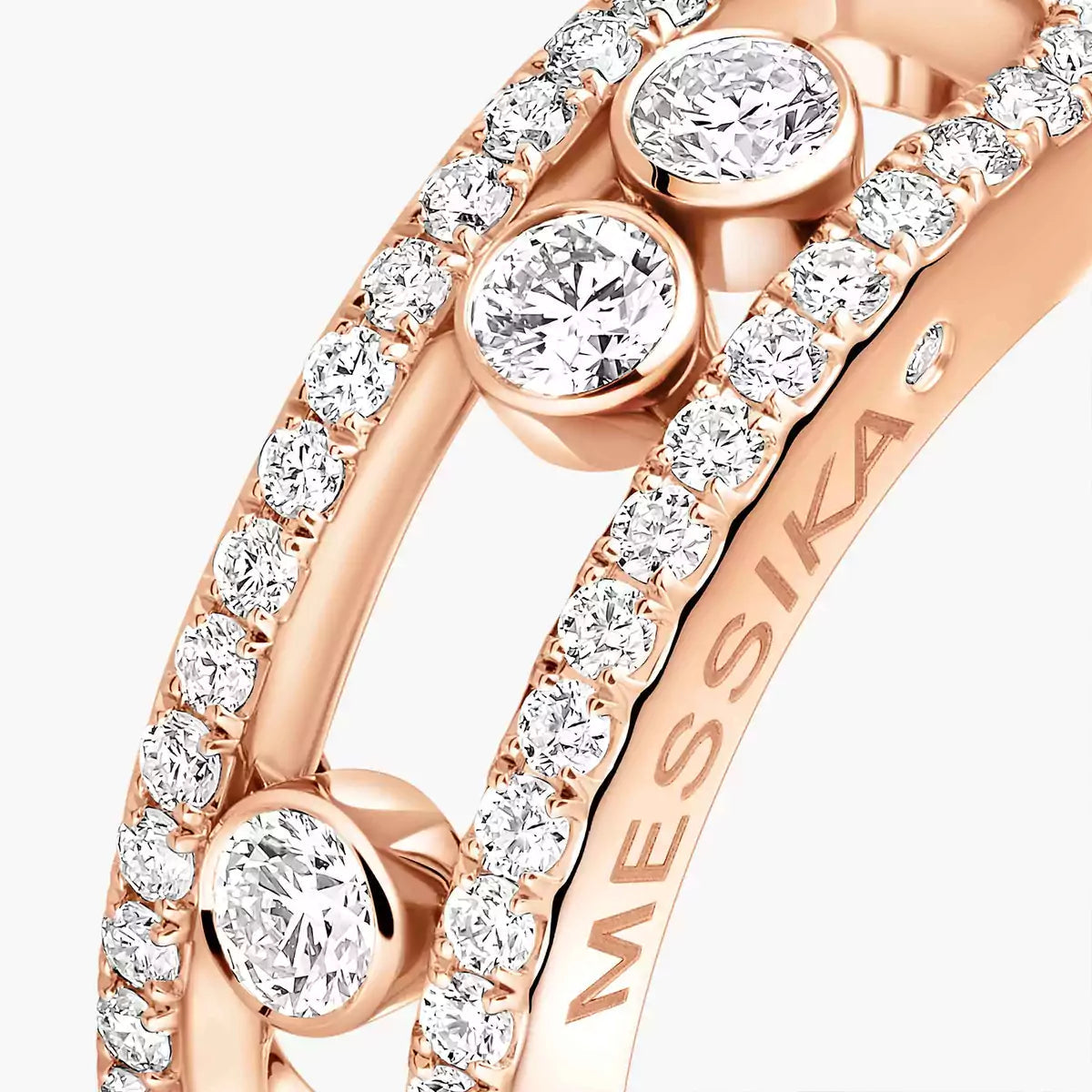 [Aurelle Jewelry] Move Gold Diamond Pave_ Ring