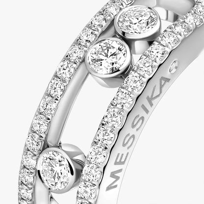 [Aurelle Jewelry] Move Gold Diamond Pave_ Ring