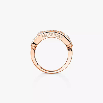 [Aurelle Jewelry] Move Gold Diamond Pave_ Ring