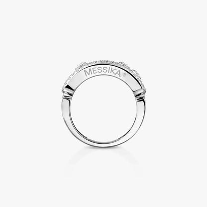 [Aurelle Jewelry] Move Gold Diamond Pave_ Ring