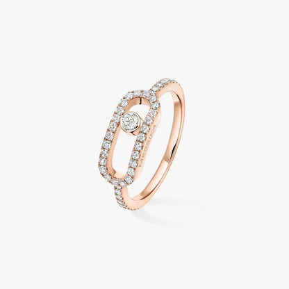 [Aurelle Jewelry]Move Uno Diamond Ring in Gold