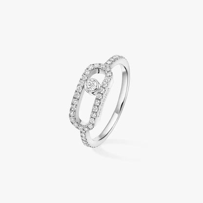 [Aurelle Jewelry]Move Uno Diamond Ring in Gold