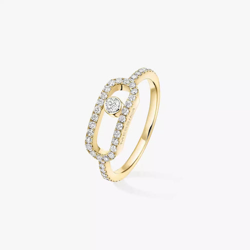 [Aurelle Jewelry]Move Uno Diamond Ring in Gold
