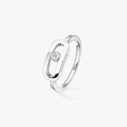 [Aurelle Jewelry]Move Uno Diamond Ring in Gold