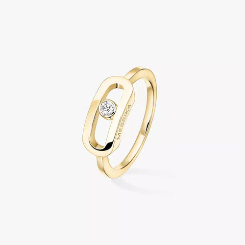 [Aurelle Jewelry]Move Uno Diamond Ring in Gold