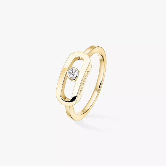 [Aurelle Jewelry]Move Uno Diamond Ring in Gold