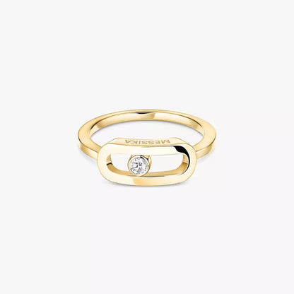 [Aurelle Jewelry]Move Uno Diamond Ring in Gold