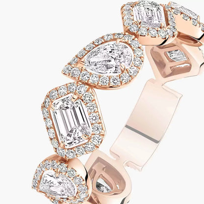 [Aurelle Jewelry] Diamond Wedding Ring My Twin