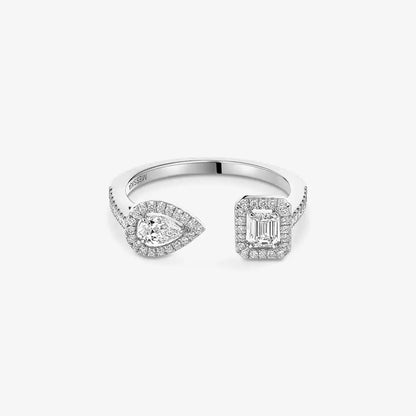 [Aurelle Jewelry]My Twin Toi Gold Diamond Ring