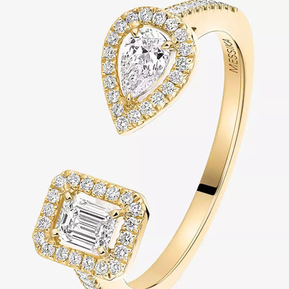 [Aurelle Jewelry]My Twin Toi Gold Diamond Ring