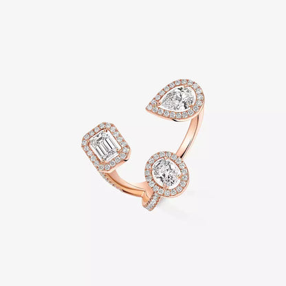 [Aurelle Jewelry]  Diamond Ring 0,25ct My Twin Trilogy