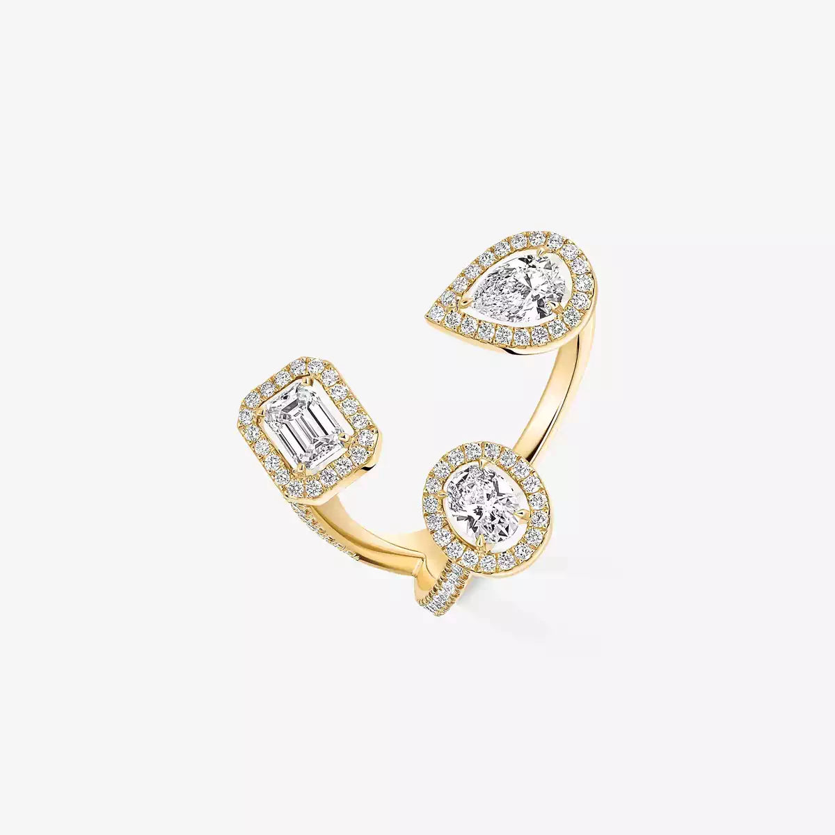 [Aurelle Jewelry]  Diamond Ring 0,25ct My Twin Trilogy