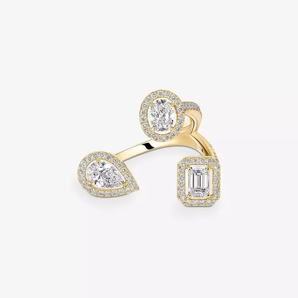 [Aurelle Jewelry]  Diamond Ring 0,25ct My Twin Trilogy