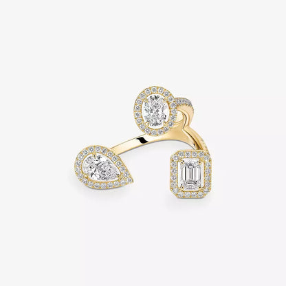 [Aurelle Jewelry]  Diamond Ring 0,25ct My Twin Trilogy