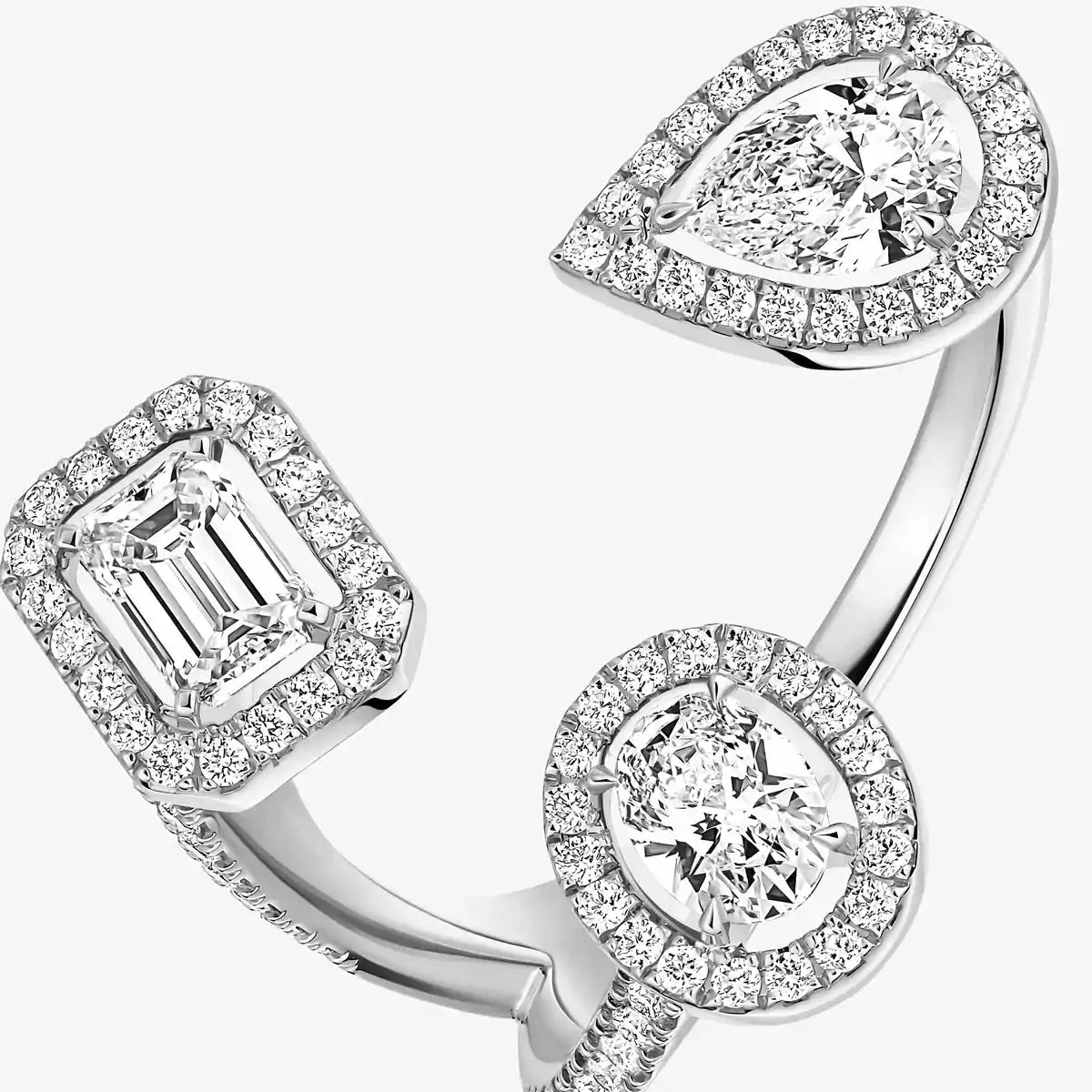 [Aurelle Jewelry]  Diamond Ring 0,25ct My Twin Trilogy