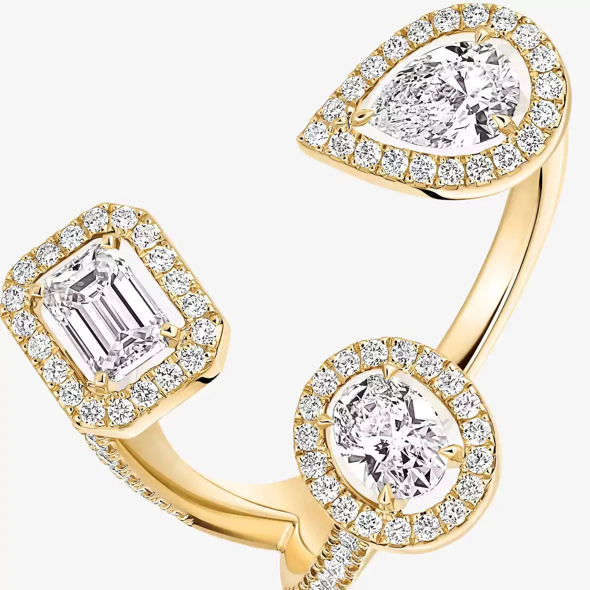 [Aurelle Jewelry]  Diamond Ring 0,25ct My Twin Trilogy
