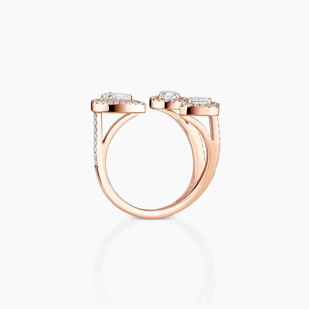 [Aurelle Jewelry]  Diamond Ring 0,25ct My Twin Trilogy