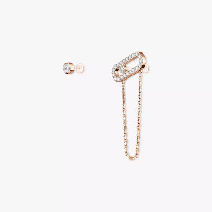 [Aurelle Style]Move Uno Diamond Earrings