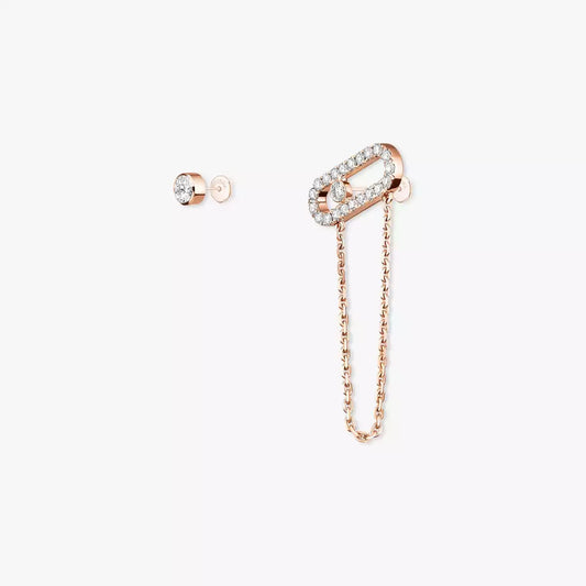 [Aurelle Style]Move Uno Diamond Earrings
