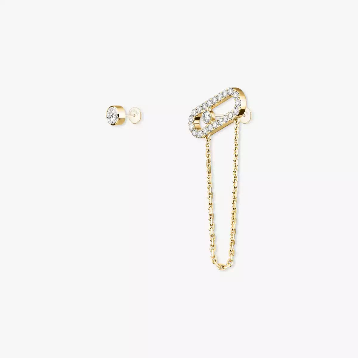 [Aurelle Style]Move Uno Diamond Earrings