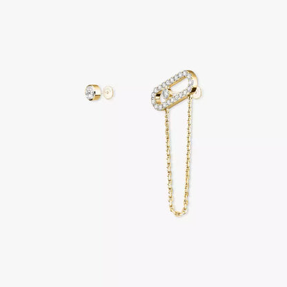 [Aurelle Style]Move Uno Diamond Earrings