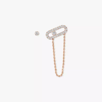 [Aurelle Style]Move Uno Diamond Earrings