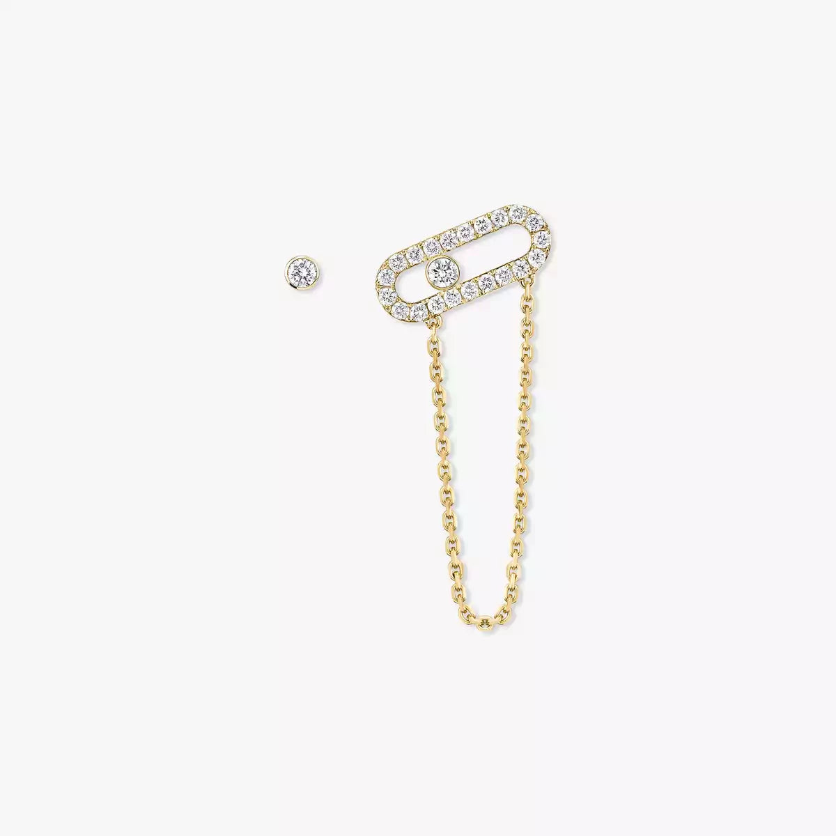 [Aurelle Style]Move Uno Diamond Earrings