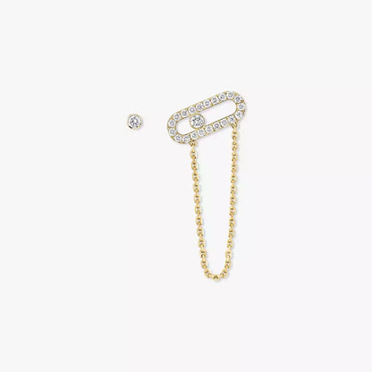 [Aurelle Style]Move Uno Diamond Earrings