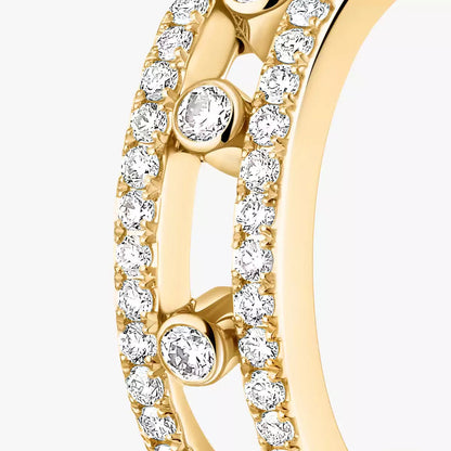 [Aurelle Style]Diamond Pave_ Hoop Earrings Move