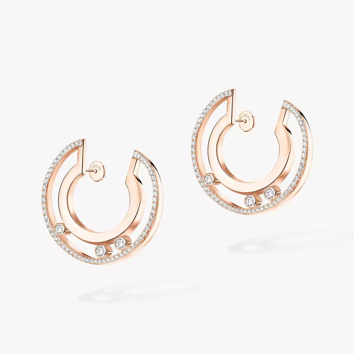 [Aurelle Style] Move Romane Small Diamond Hoop Earrings