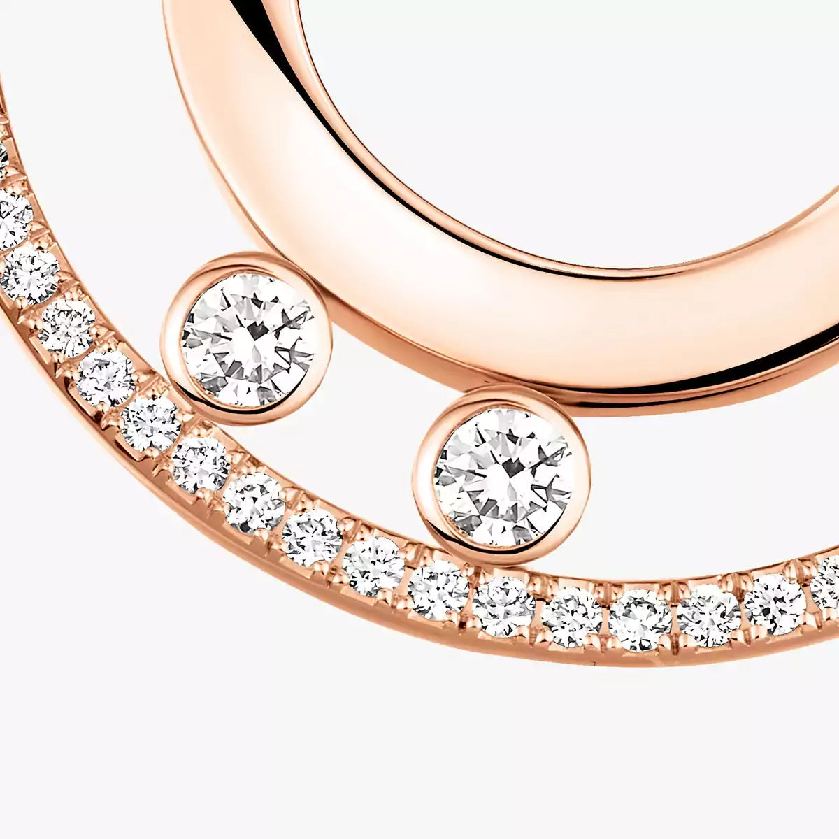 [Aurelle Style] Move Romane Small Diamond Hoop Earrings