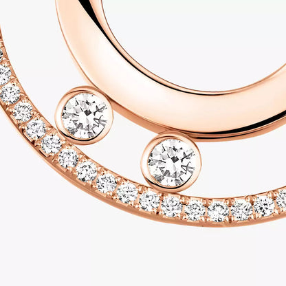 [Aurelle Style] Move Romane Small Diamond Hoop Earrings
