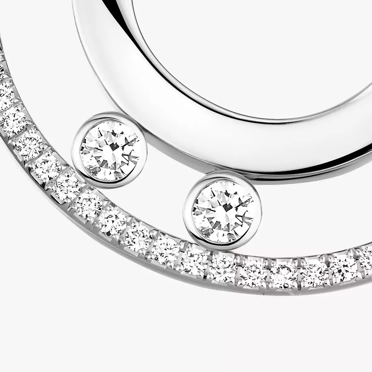 [Aurelle Style] Move Romane Small Diamond Hoop Earrings