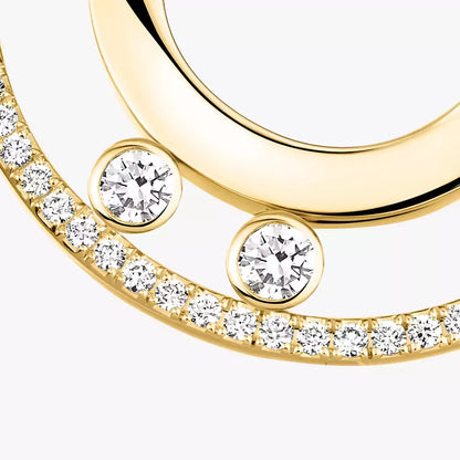 [Aurelle Style] Move Romane Small Diamond Hoop Earrings