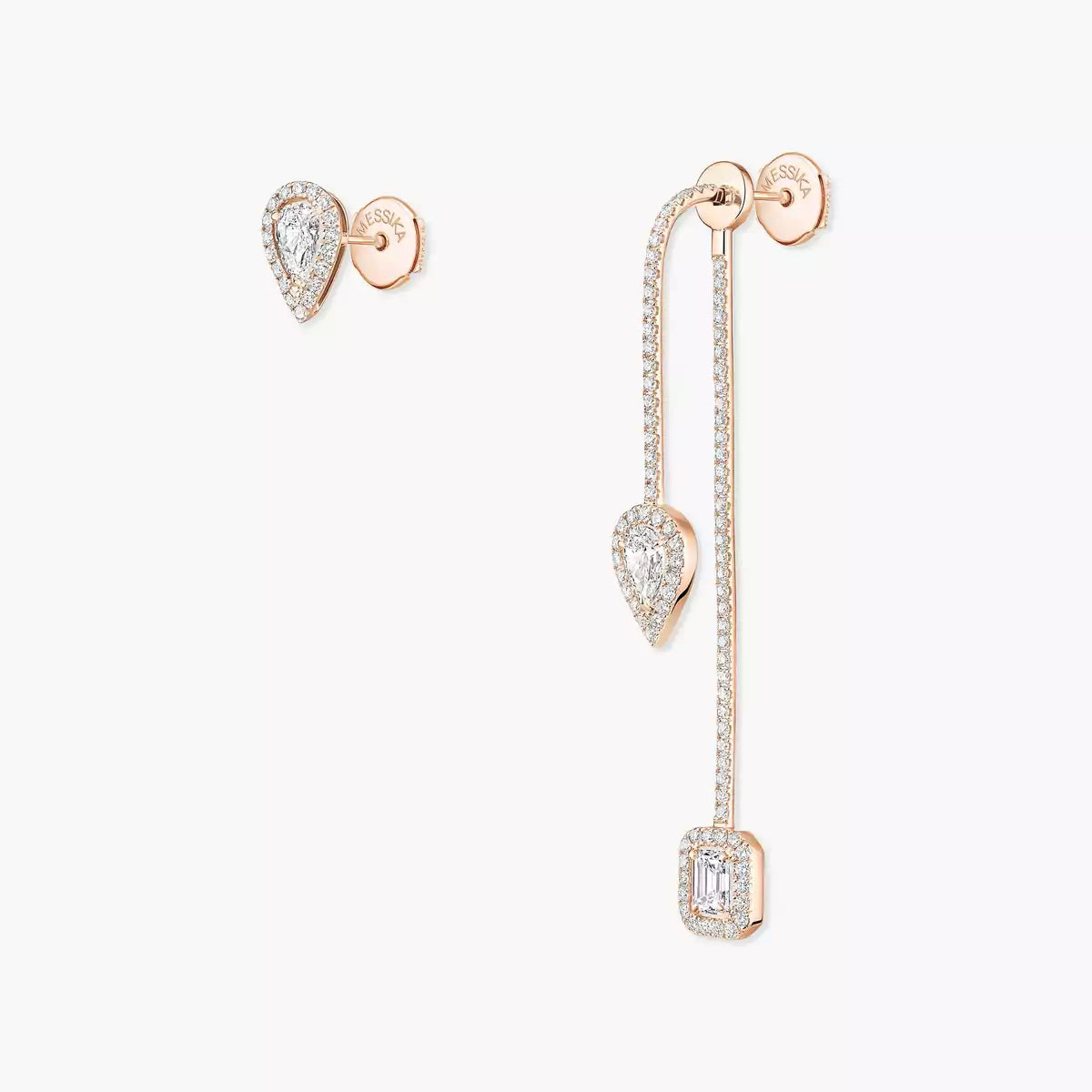 [Aurelle Style]Diamond Drop Earrings My Twin