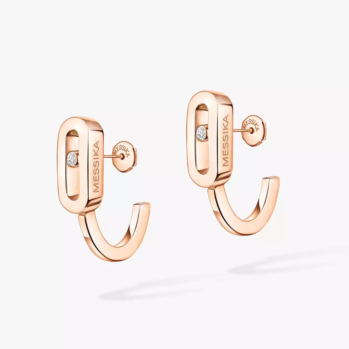 [Aurelle Style]Diamond Mini Hoop Earrings Move Classique