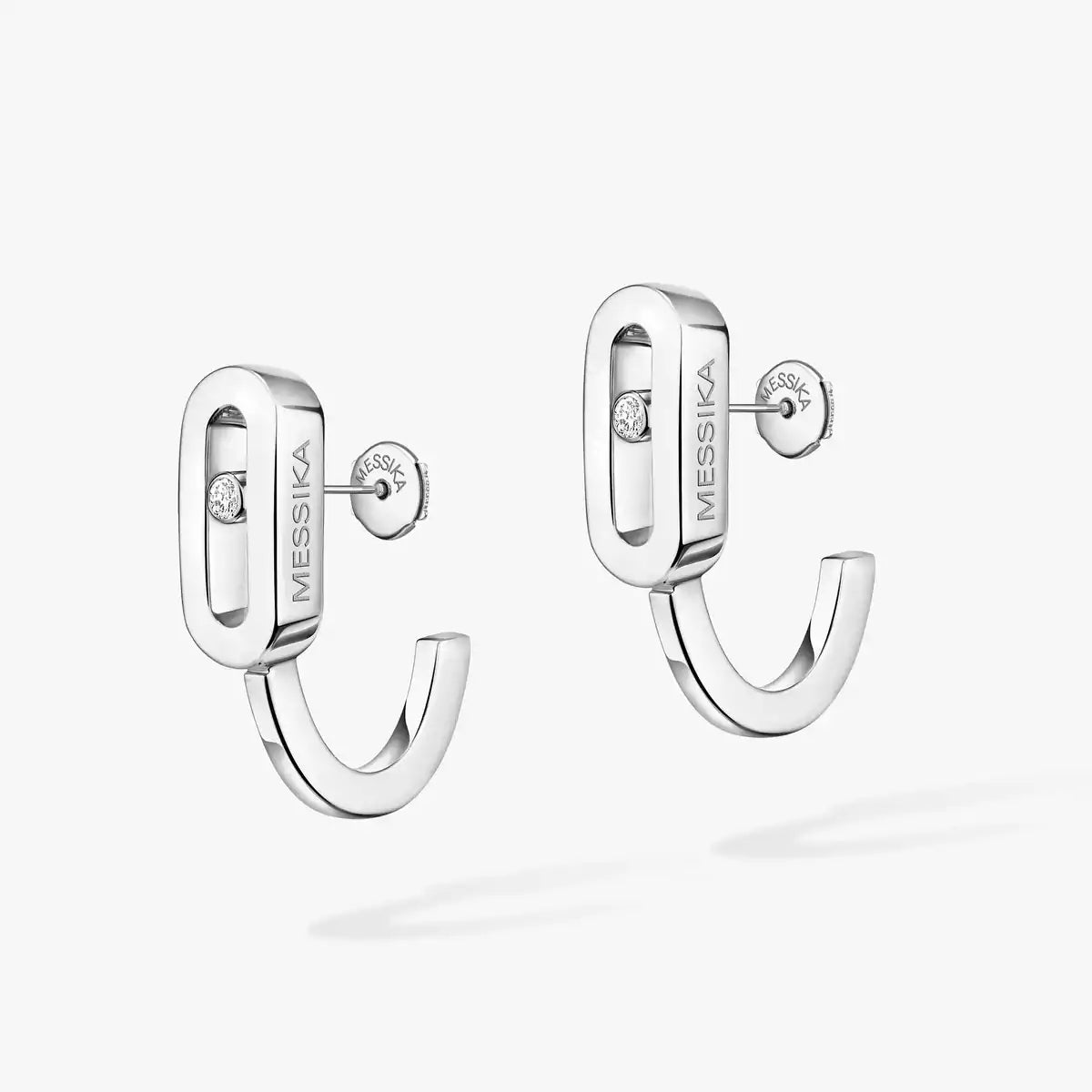 [Aurelle Style]Diamond Mini Hoop Earrings Move Classique