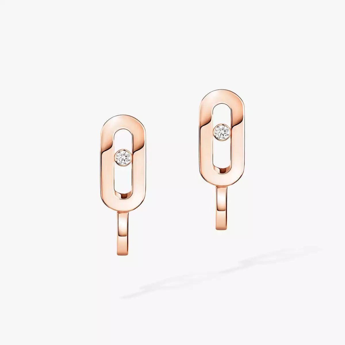 [Aurelle Style]Diamond Mini Hoop Earrings Move Classique