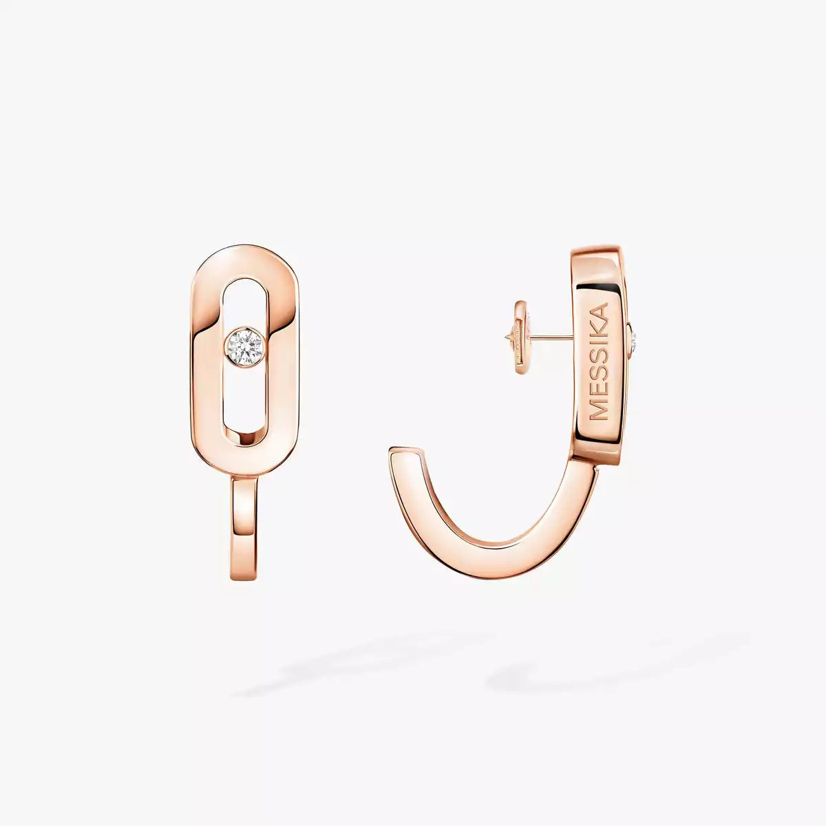 [Aurelle Style]Diamond Mini Hoop Earrings Move Classique