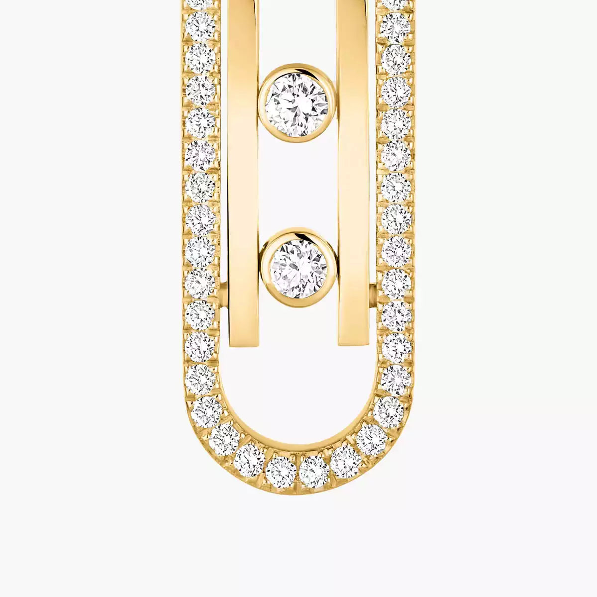 [Aurelle Style]Diamond Pendant Earrings Move 10Th