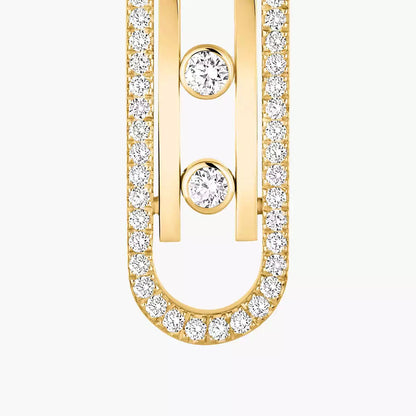 [Aurelle Style]Diamond Pendant Earrings Move 10Th