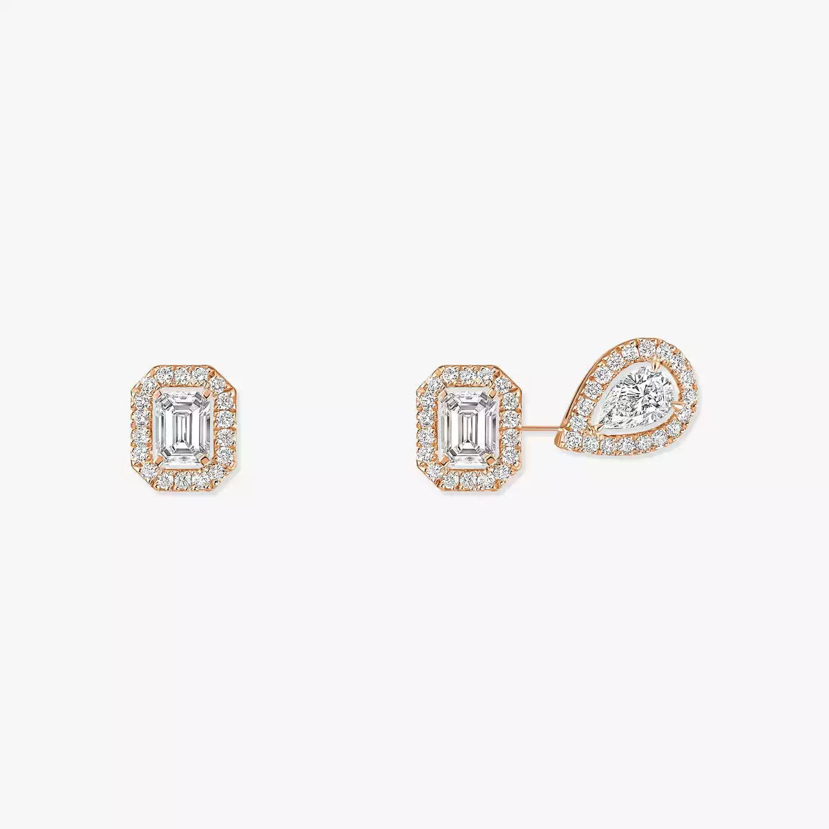 [Aurelle Style]Diamond Earrings 0,10ct My Twin 1+2