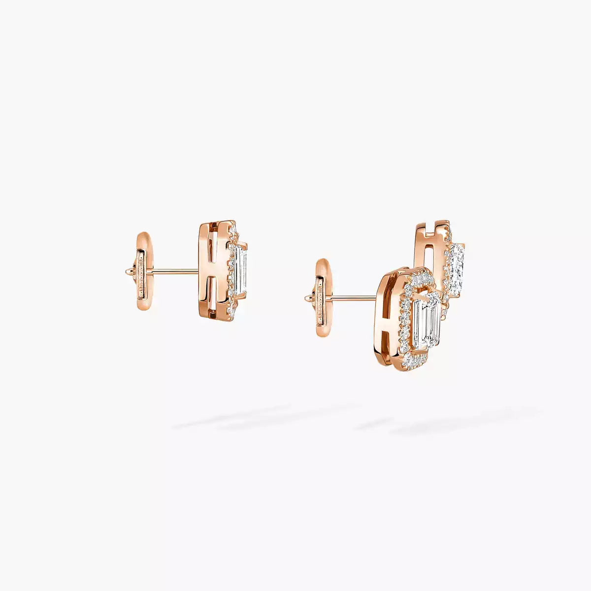 [Aurelle Style]Diamond Earrings 0,10ct My Twin 1+2