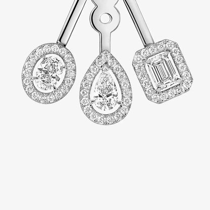 [Aurelle Style] My Twin Trio  Diamond Earrings