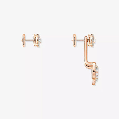 [Aurelle Style] My Twin Trio  Diamond Earrings