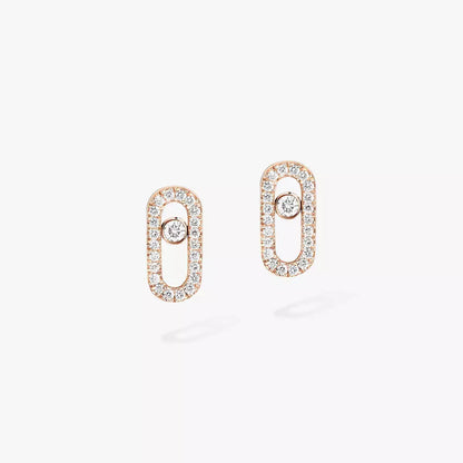 [Aurelle Style]Move Uno Diamond Earrings