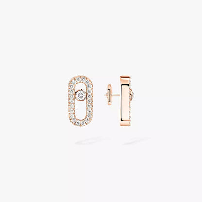 [Aurelle Style]Move Uno Diamond Earrings